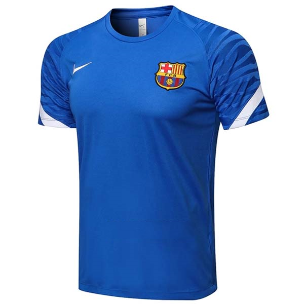 Trainingsshirt Barcelona 2021-2022 Blau Günstige Fußballtrikots